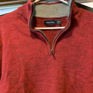 Nautica read quarter zip sweater